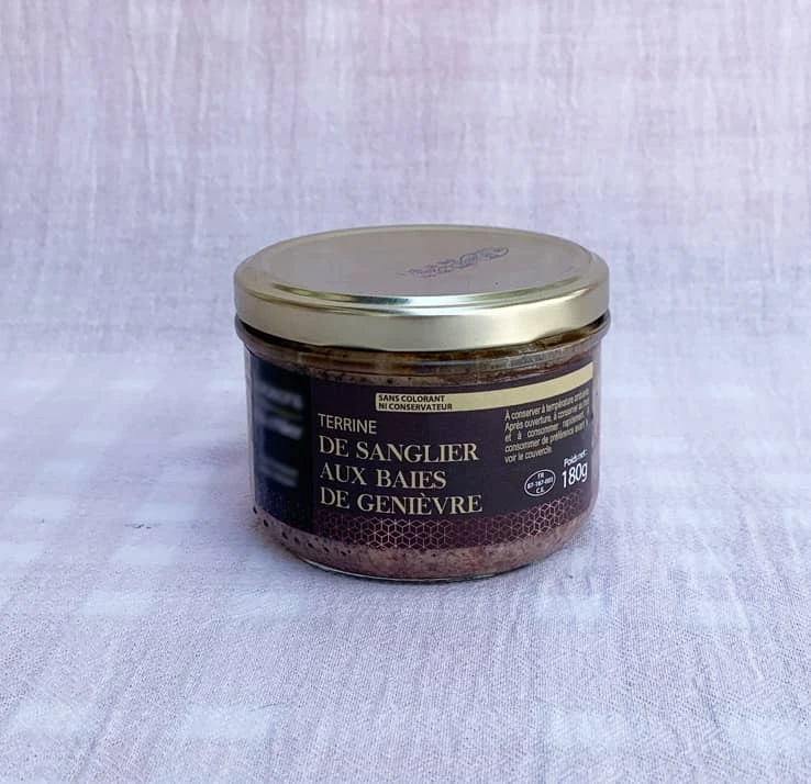 Terrine de Sanglier aux Genièvre