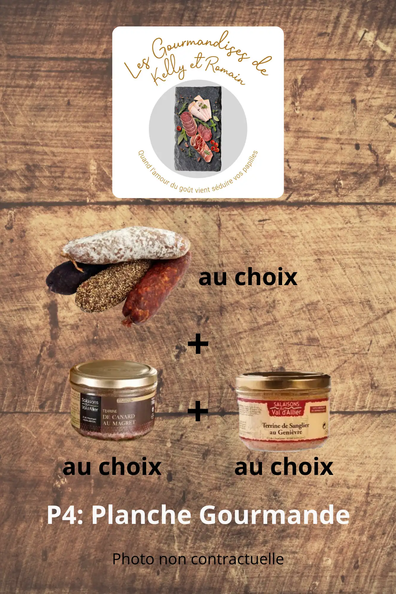 P4 PLANCHE GOURMANDE