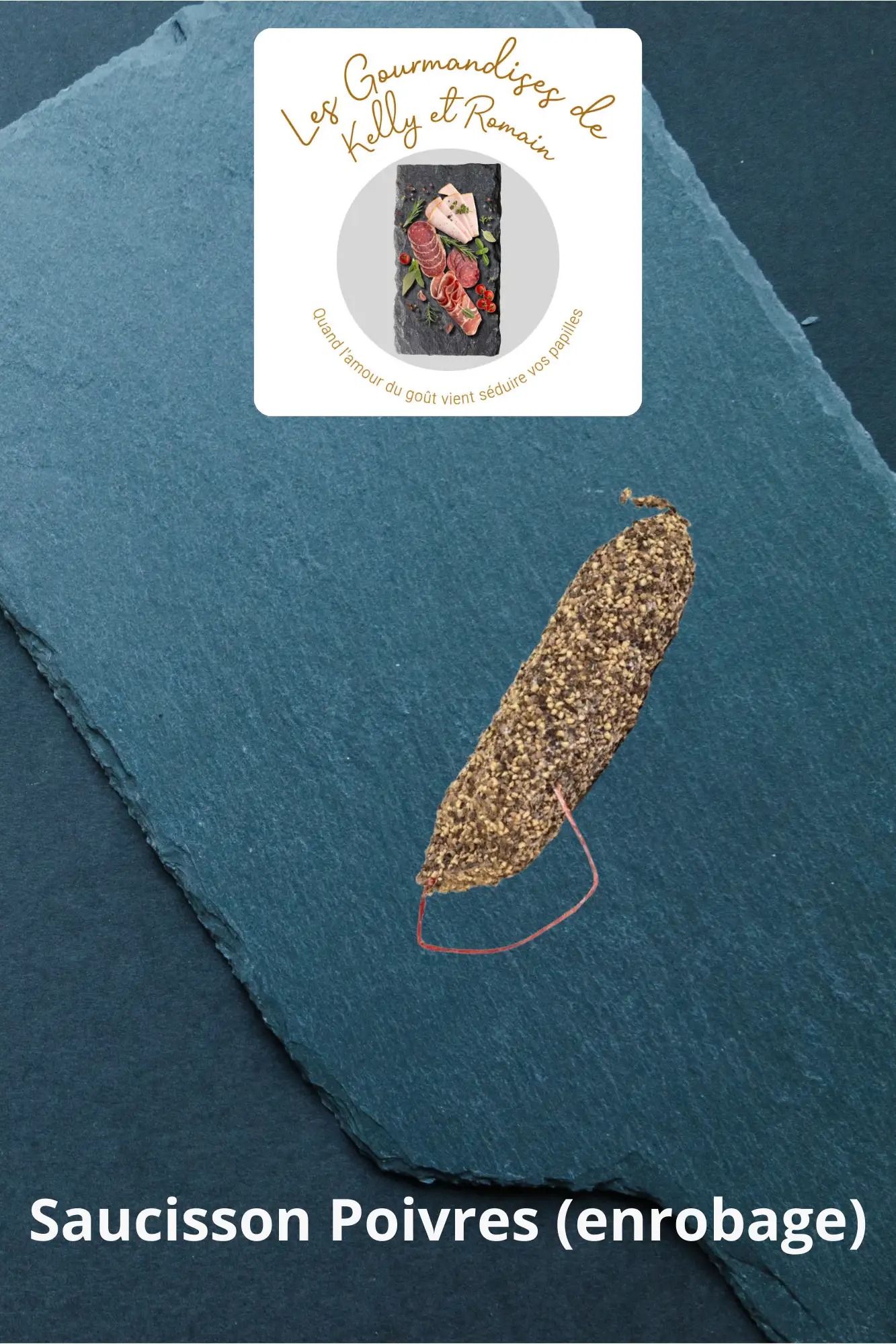 Saucisson enrobage poivre ~170g